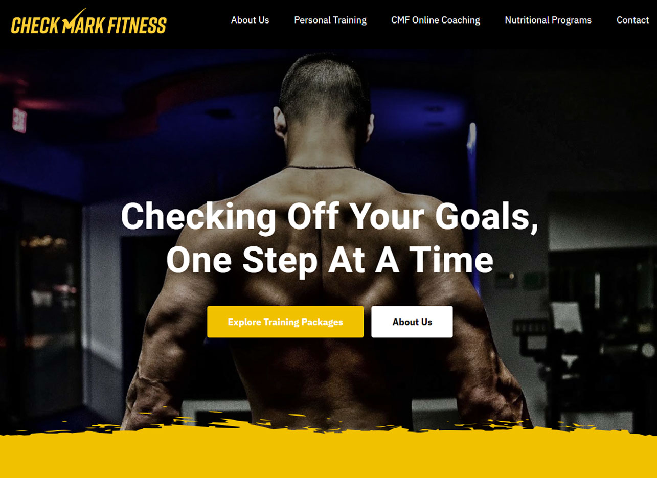 South Delta Web Design Services – Fitness Example
